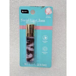 B. Color Berry Scented Swirl Lip Gloss 0.15 Fl Oz Paraben & Phthalate Free